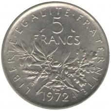 5 франков Франция 1970-2001