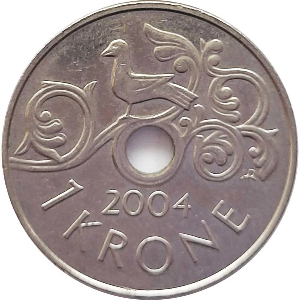 1 nok. Монета 1 Krone. Монетка 1 Krone. Монета 1 Krone 1997. 1 Норвежская крона.
