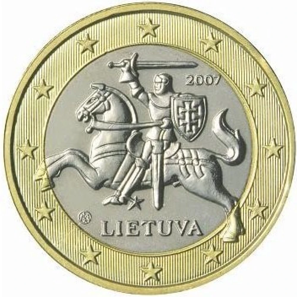 Евро в литве
