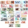 Набор из 30 банкнот разных стран Мира, коллекция начинающего бониста №2, иностранные банкноты 1988-2021 гг..