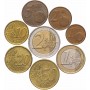 Набор евро монет Нидерланды 8 штук XF случайный год