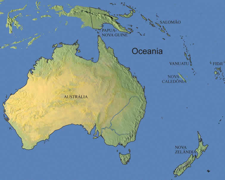 Океания австралии. Карта Австралии и Океании. Океания на карте. Материк Австралия и Океания. Политическая карта Австралии и Океании.
