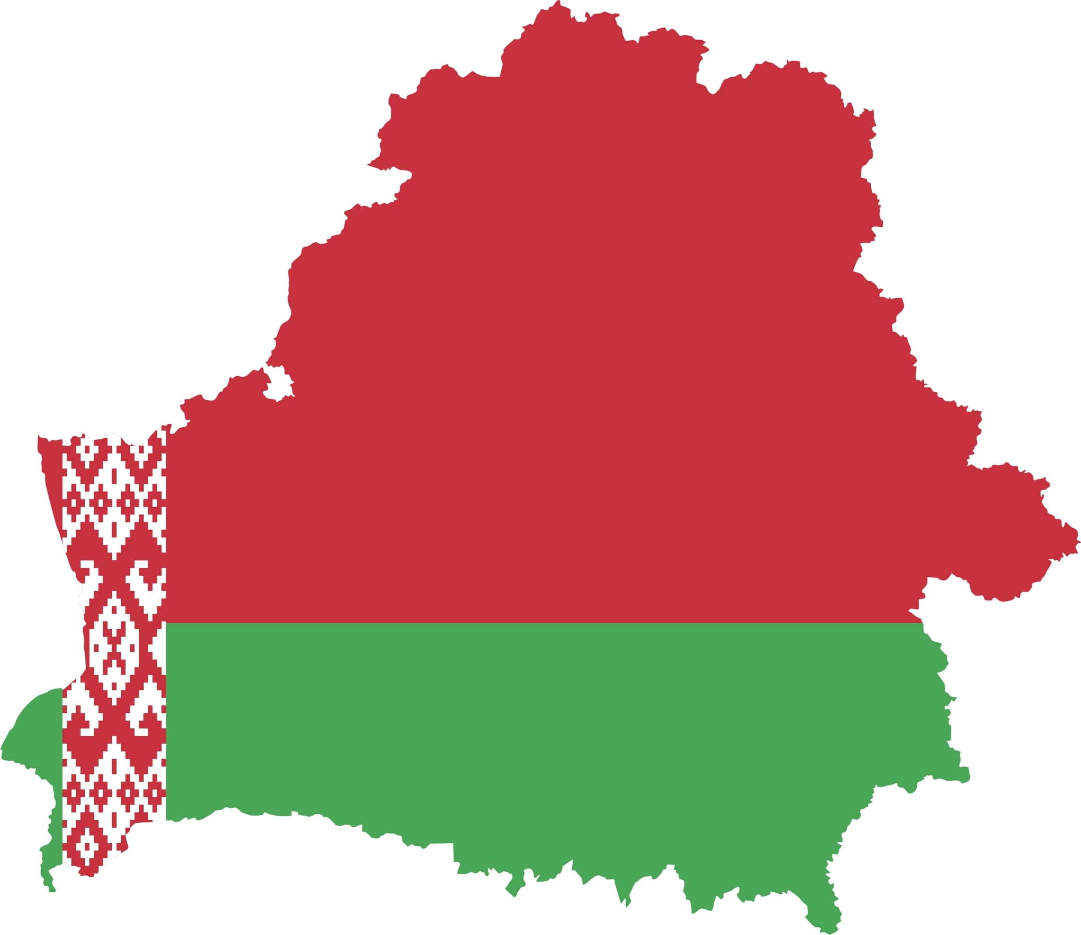 Беларусь граница флаг